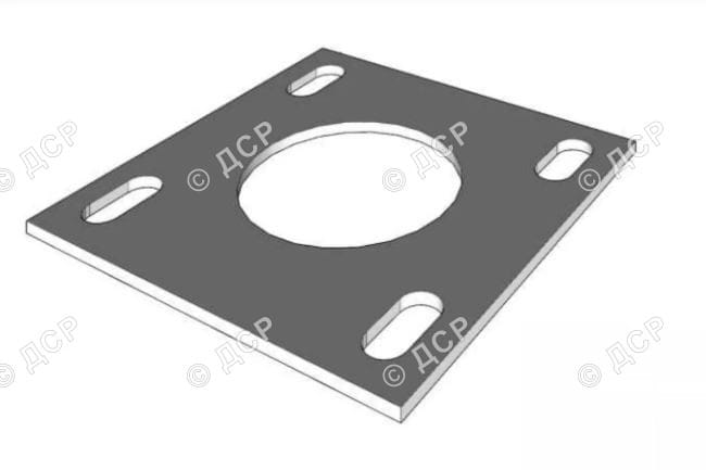 Фланец опорный 200×200×5мм